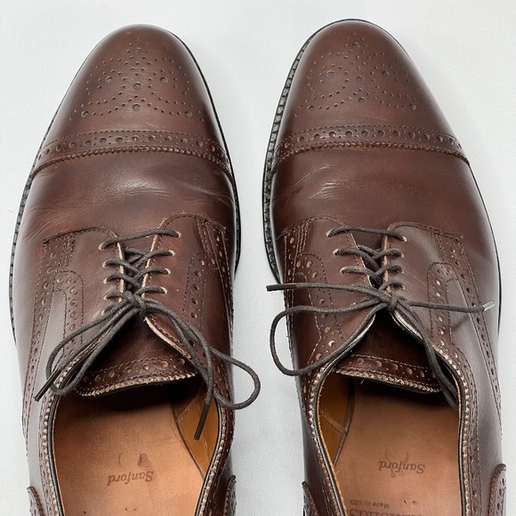 ALLEN EDMONDS Sanford Brown Sz 10 C - Picture 13 of 14
